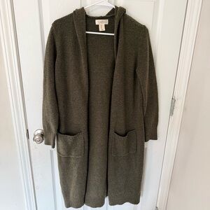 Jessica Simpson Olive Green Cardigan Sweater